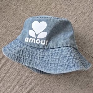 Amor Blue Denim Bucket Hat